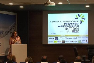 Presentación y apoyo en el congreso internacional IMAT organizado por ESIC Valencia