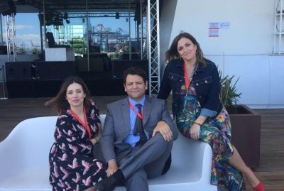 El equipo en el evento de SmartCities